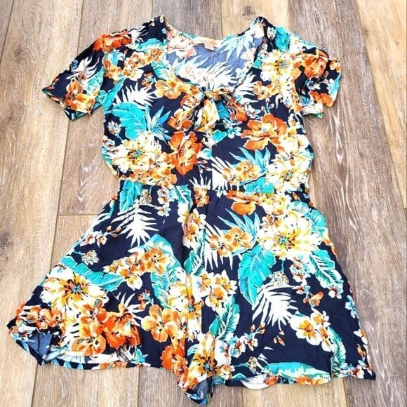 Band Of Gypsies tropical romper size med - Picture 1 of 10